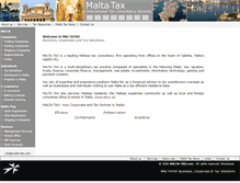 Tablet Screenshot of malta-tax.com